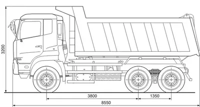 Габаритные размеры DongFeng DFL 3251A