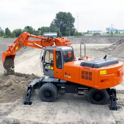 Колесный экскаватор HITACHI ZX210W